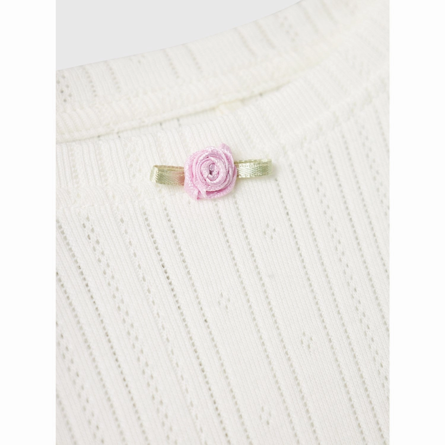 fade resistant color Name It Cloud Dancer Silke Slim Blouse