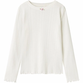 Fade Resistant Formula Geometric Shape Name It Cloud Dancer Silke Slim Blouse