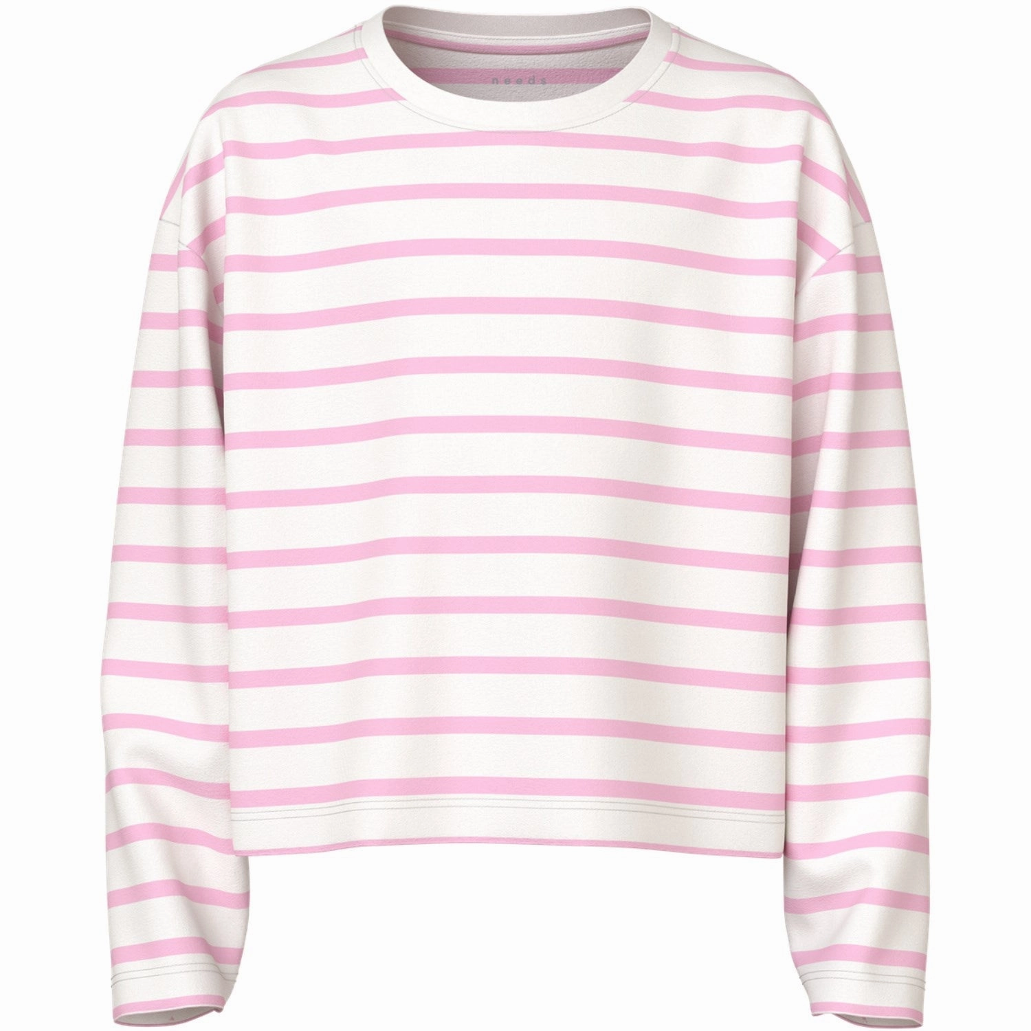 Name It Cloud Dancer Sweet Dreams Stripe Nkfvita Ls Short Rlx Top Moisture Management Tech