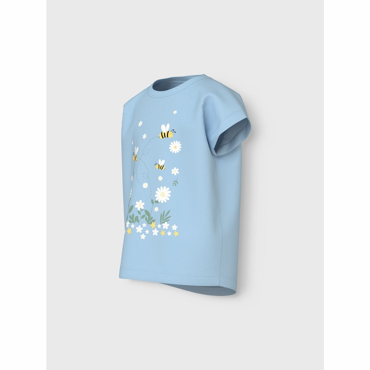 Non Toxic Printing Printed Logo Name It Cool Blue Bubblebee Vigea Capsl T-Shirt