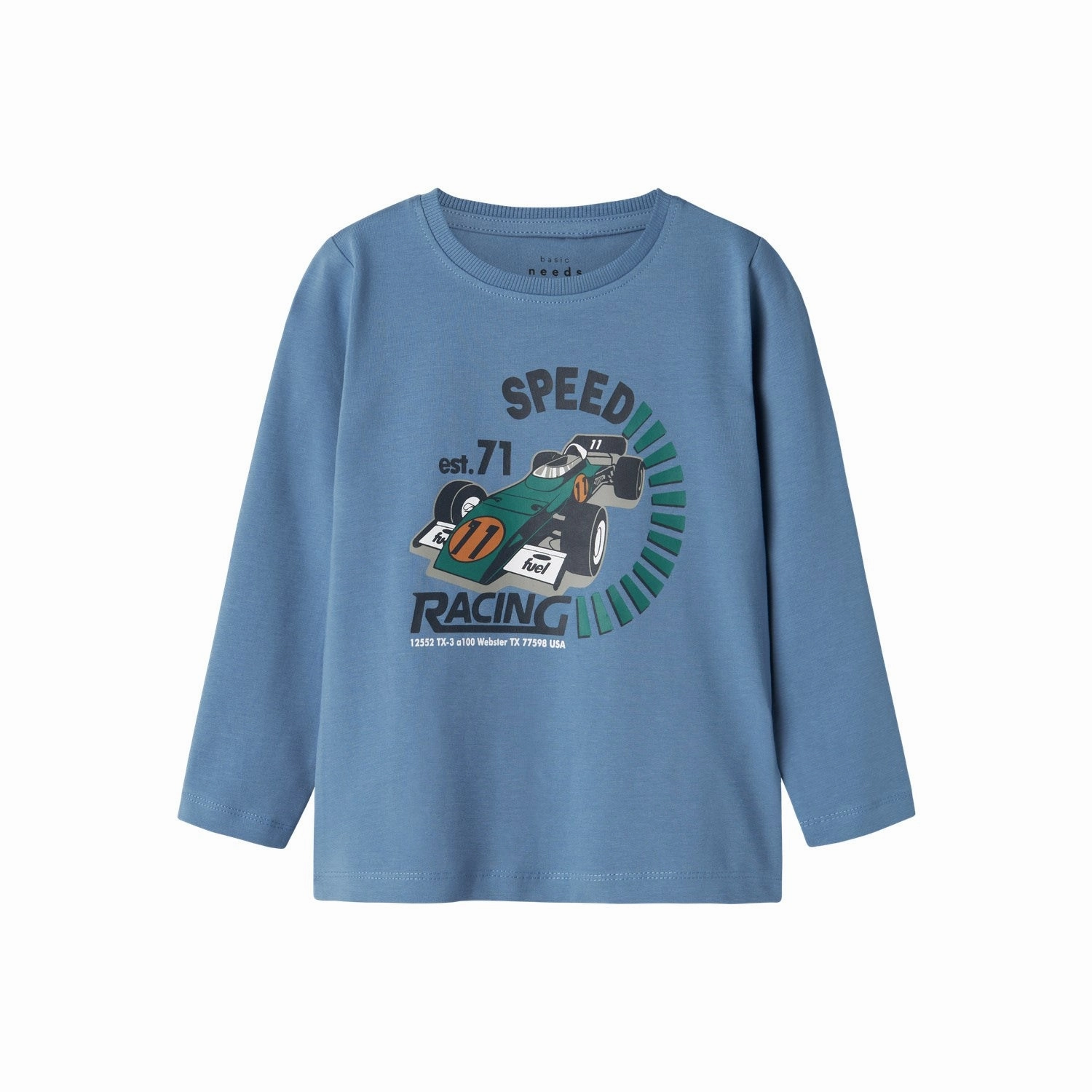 Name It Coronet Blue Vux Blouse Autumn Look Button front