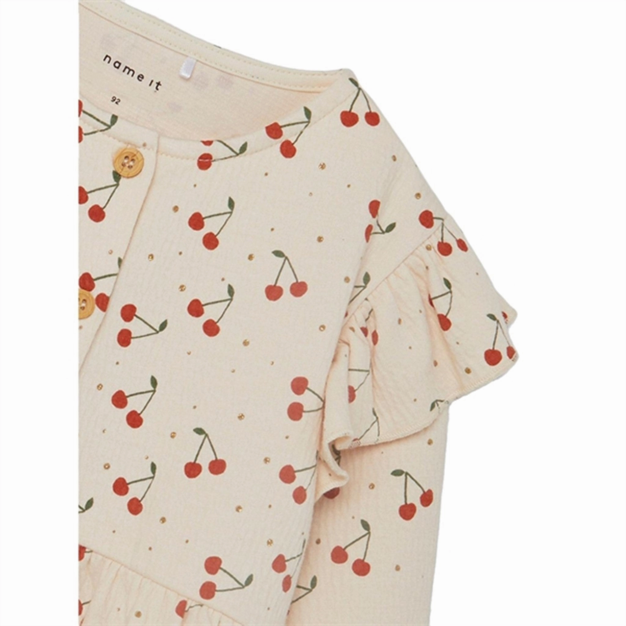 Name it Cr??me De P??che Dolly Light Sweat Dress Fashion Fit Office Layer