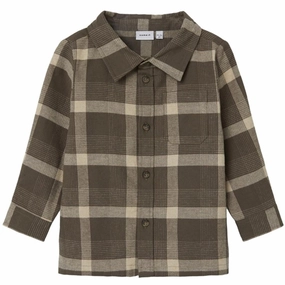 Earthy Hue Layering Essential Name it Crocodile Bestorm Overshirt