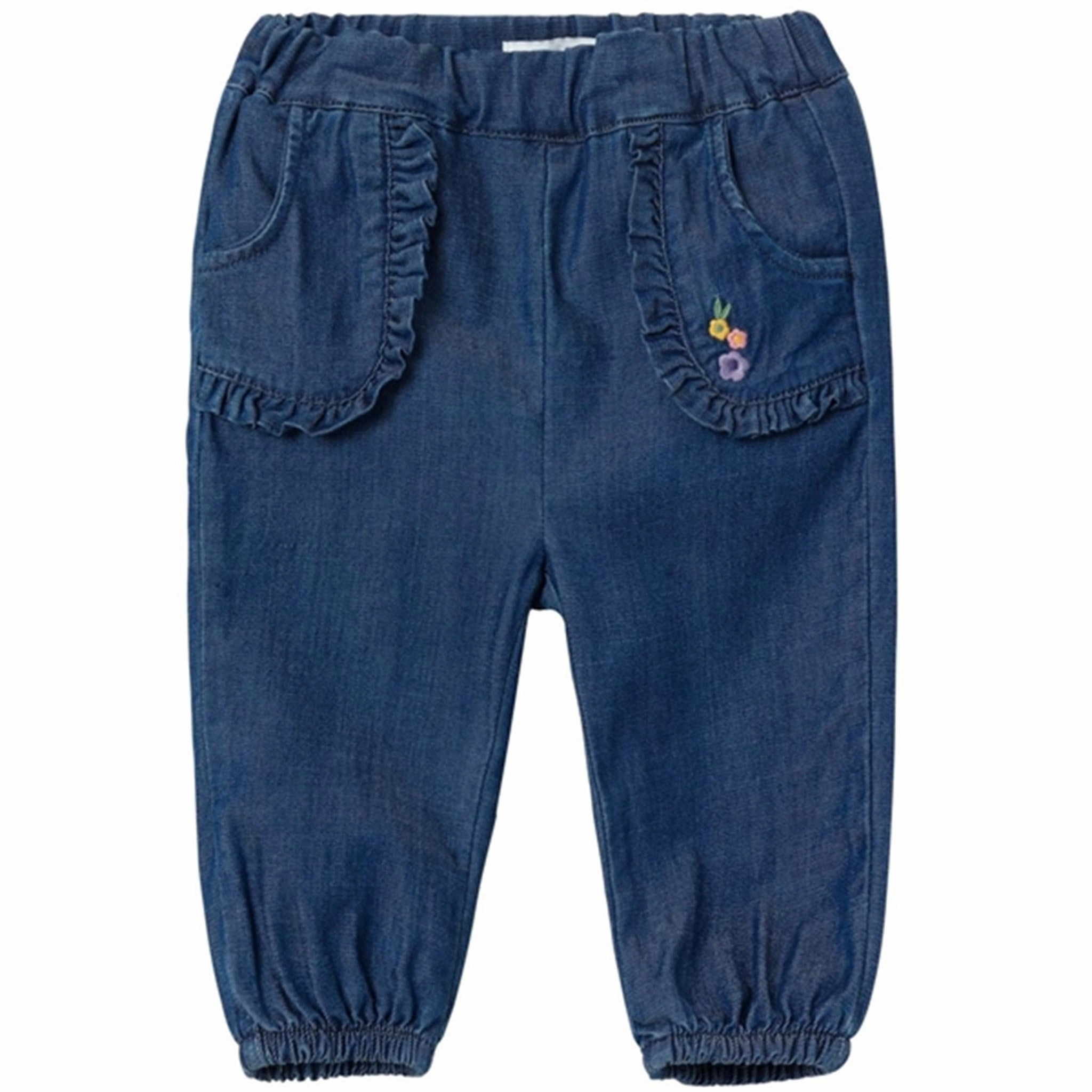 Simple Attire Night Out Traveler Gear Stylish Name it Dark Blue Denim Bella Baggy Denim Jeans