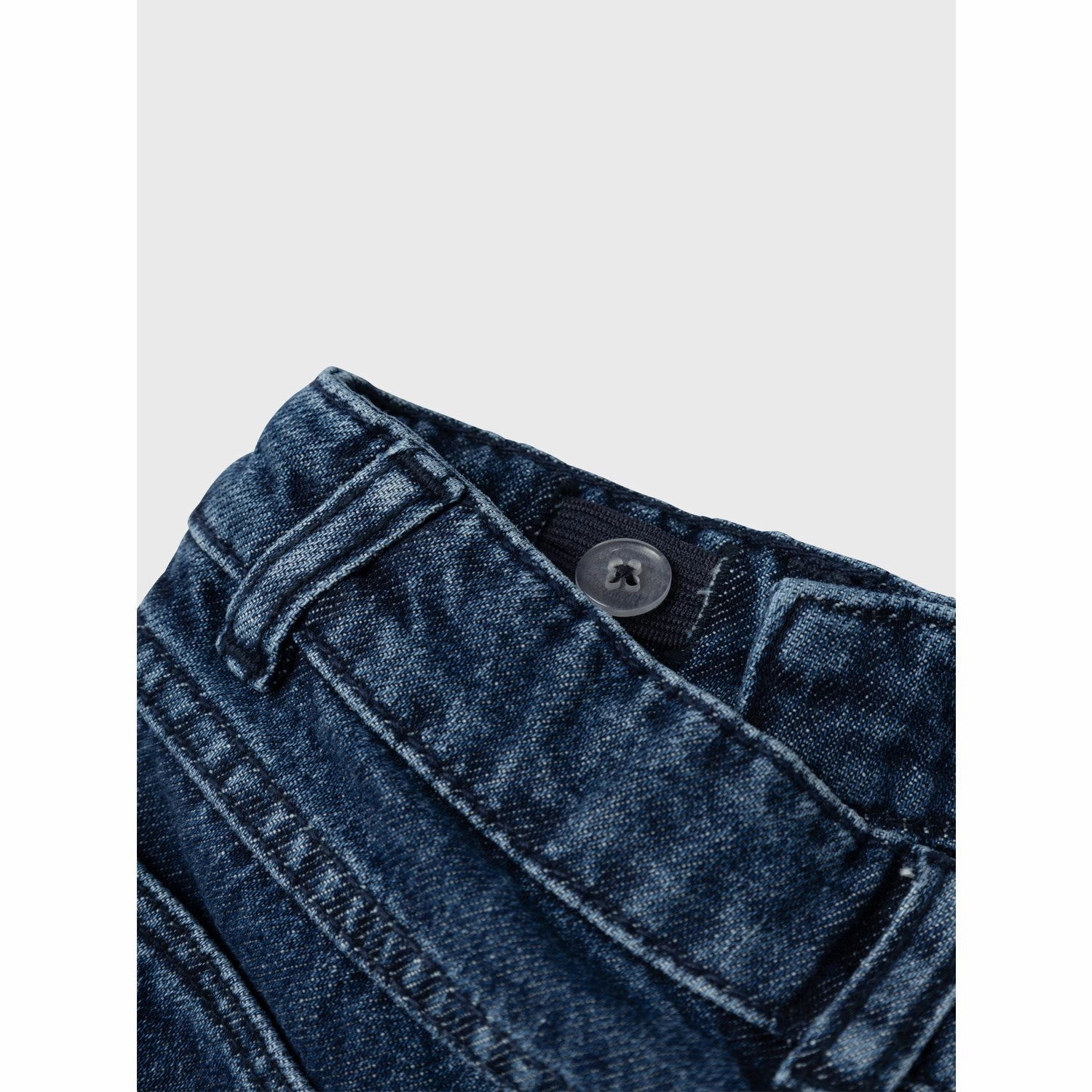 Name It Dark Blue Denim Bella Mom Jeans Noos Mid Rise Structure On The Move