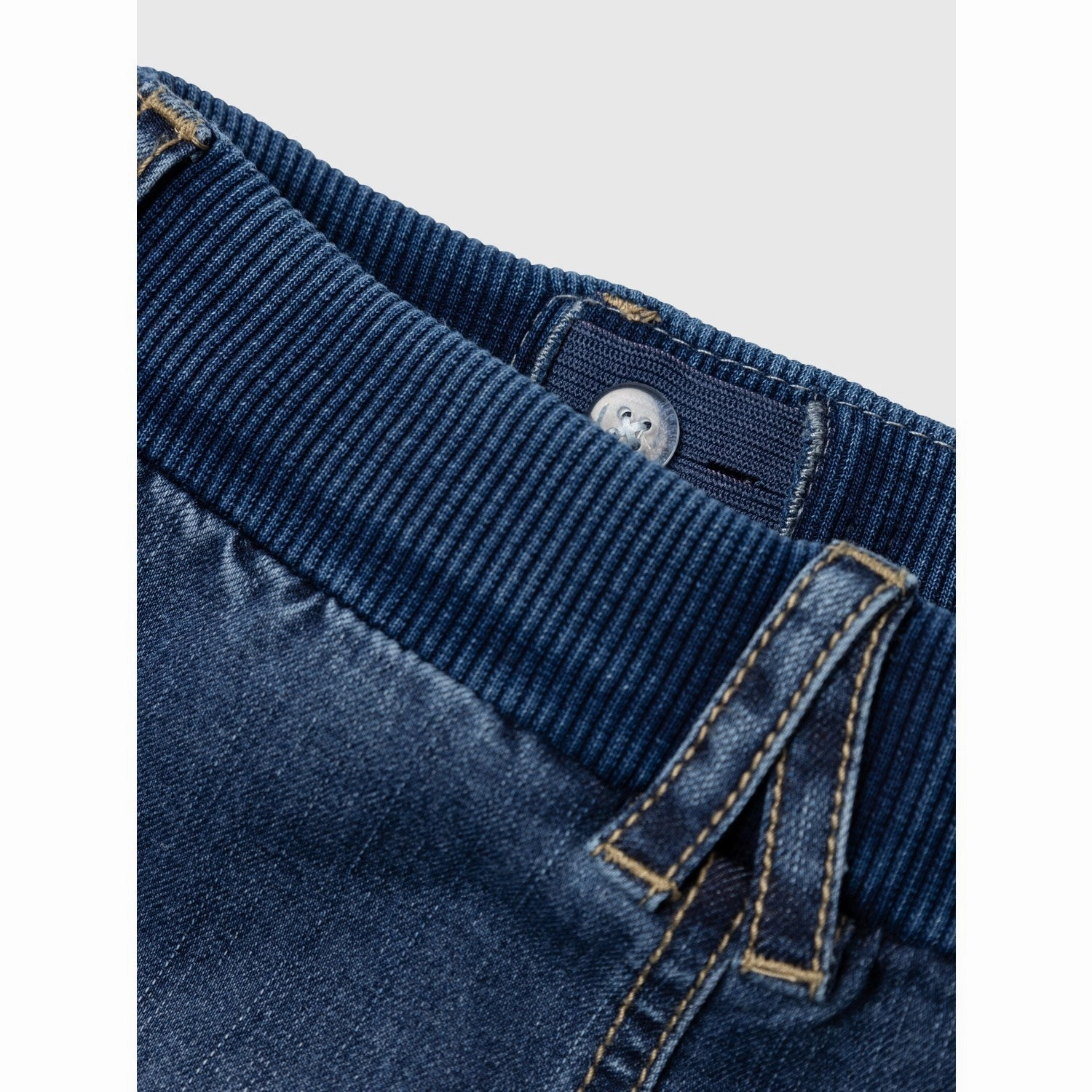 Balanced Piece Anti Bacterial Treatment Name It Dark Blue Denim Ben Baggy Cargo Jeans Noos