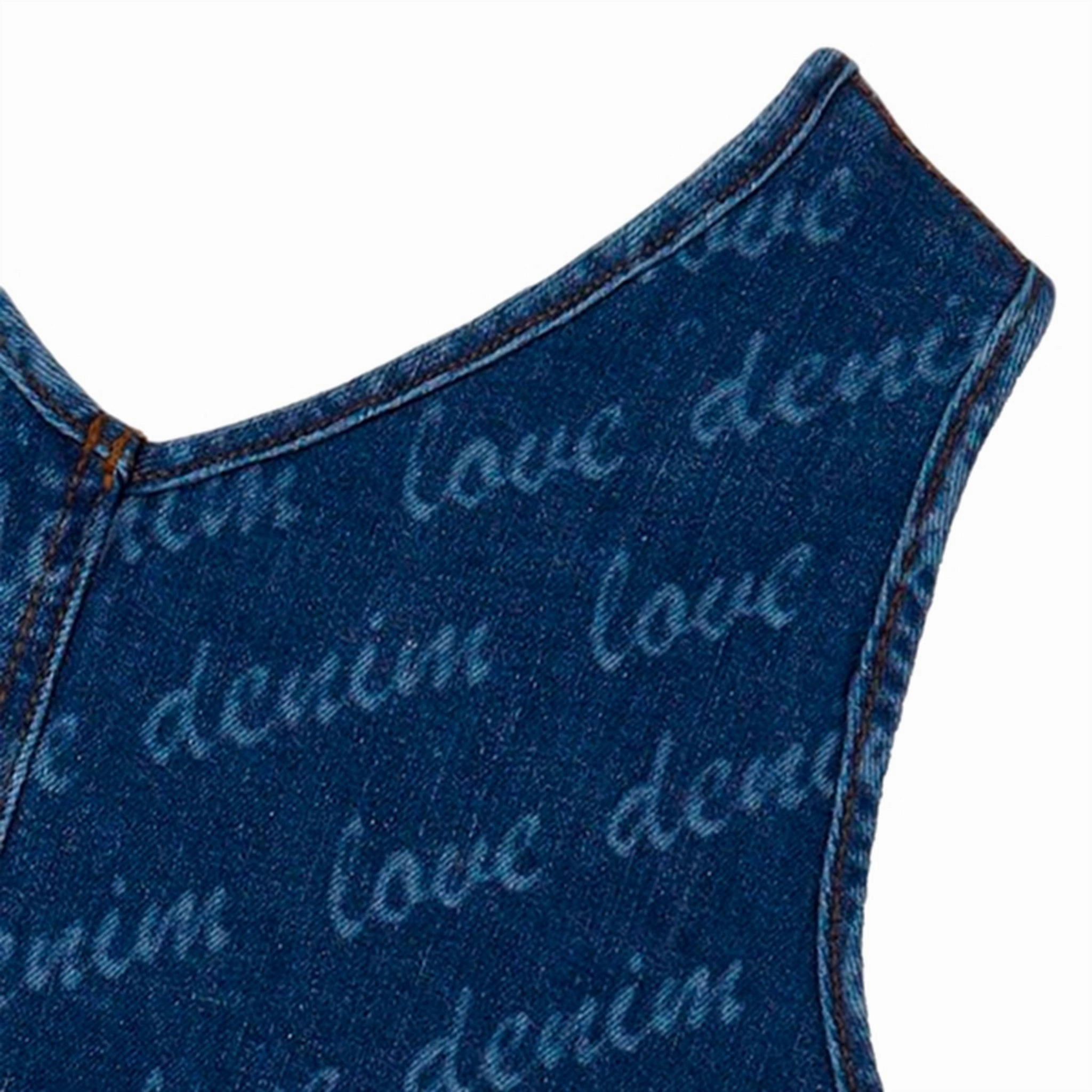 Bold Patterns FlatlockSeam Name it Dark Blue Denim Maria Loose Dress