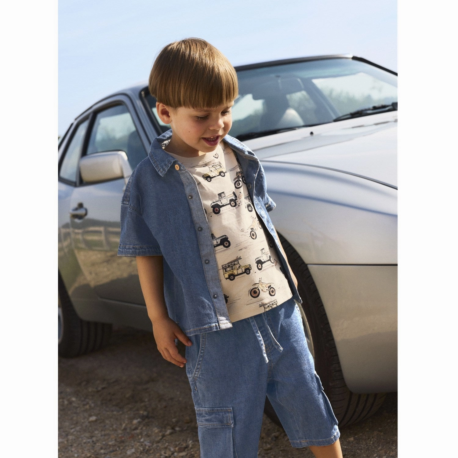 Fall Fashion Functional Fashion Name It Dark Blue Denim Peter Denim Shirt