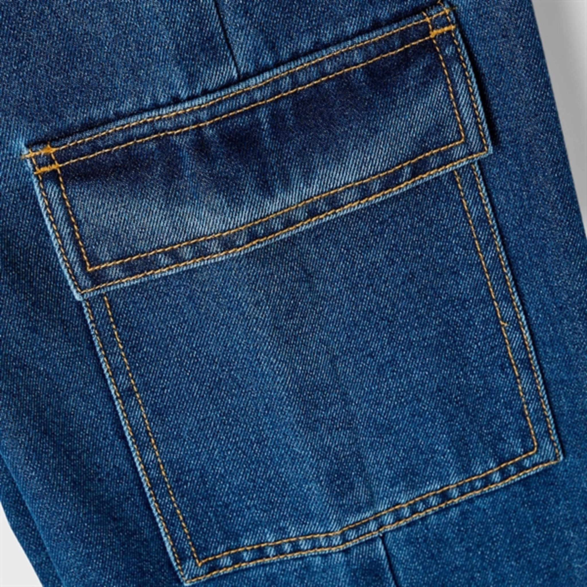 Traveler Gear Slim Stylish Touch Name it Dark Blue Denim Rose Wide Cargo Jeans Noos