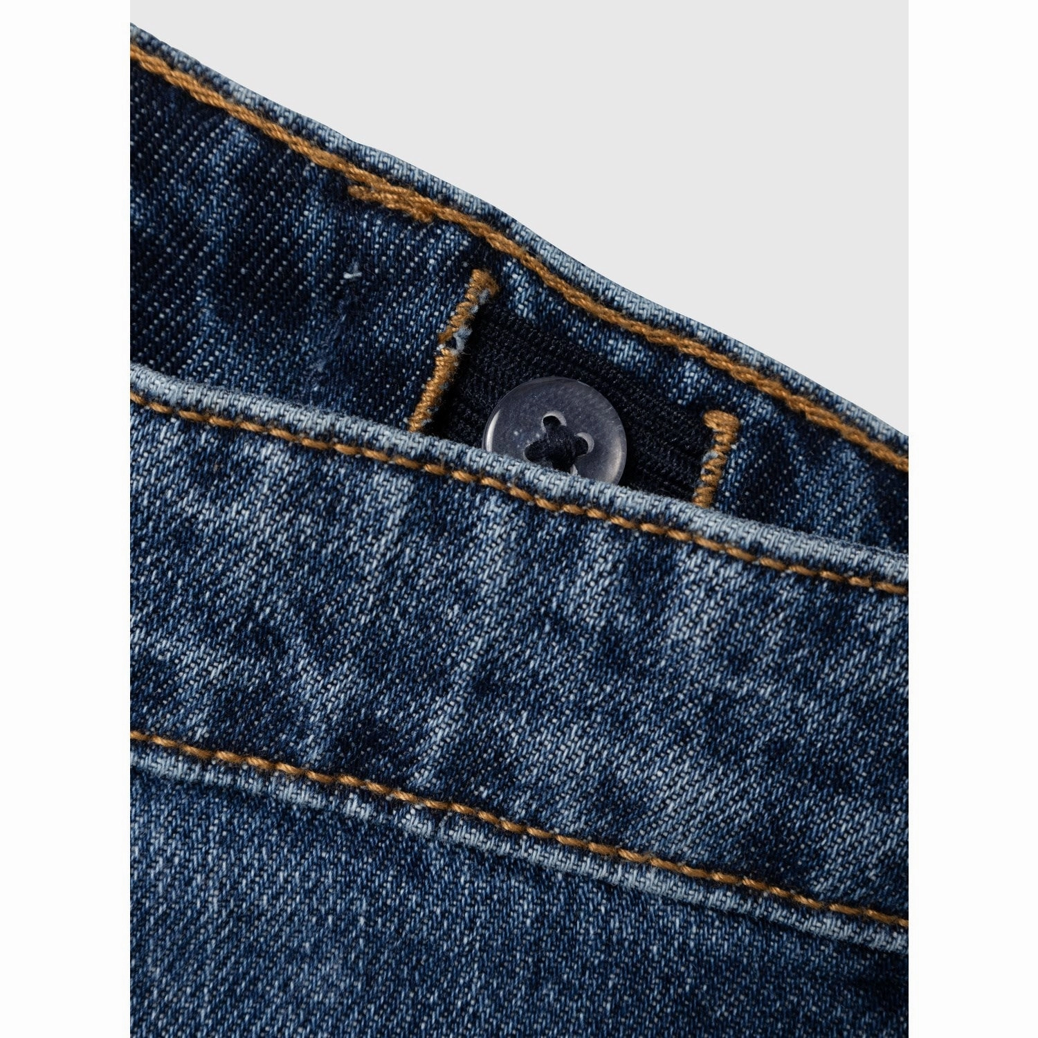 Name It Dark Blue Denim Rose Wide Jeans Noos Color Lock Technology