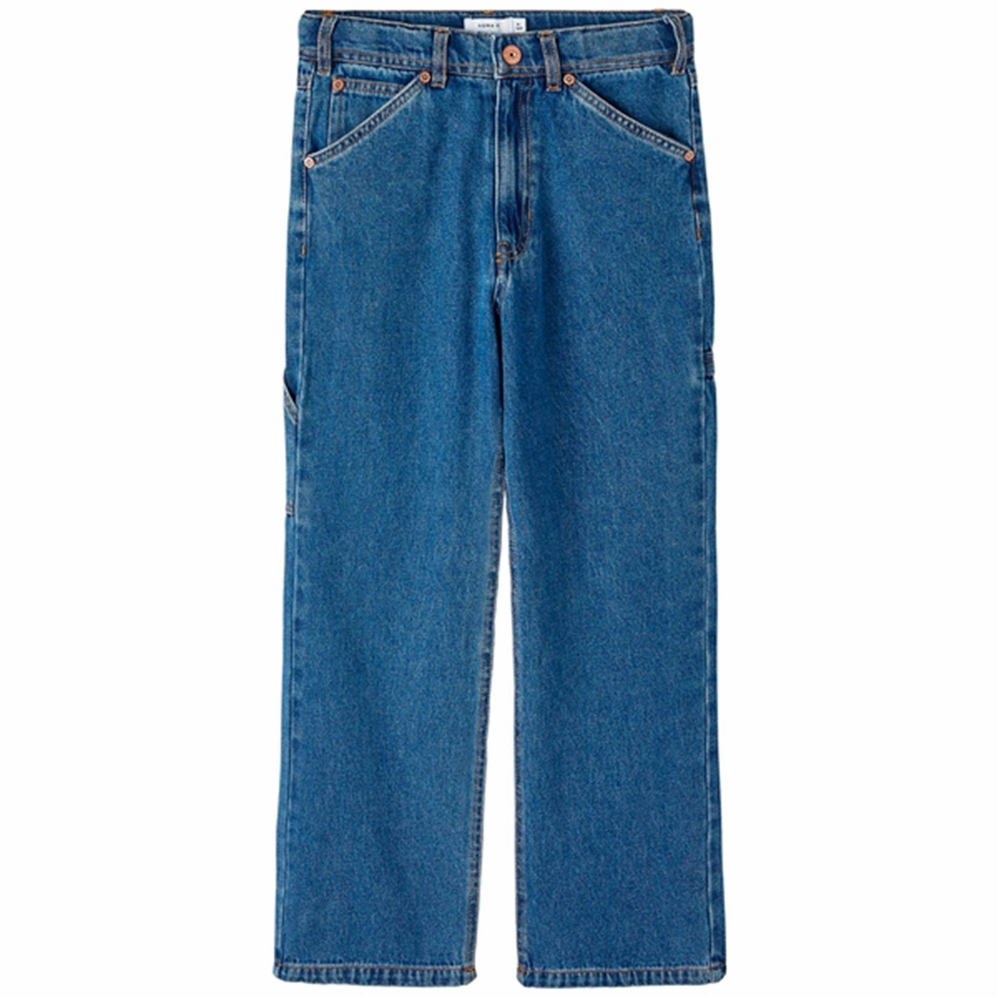 Lockstitch Construction Name it Dark Blue Denim Ryan Straight Jeans Noos