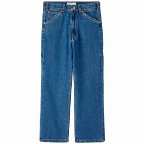 Lockstitch Construction Name it Dark Blue Denim Ryan Straight Jeans Noos