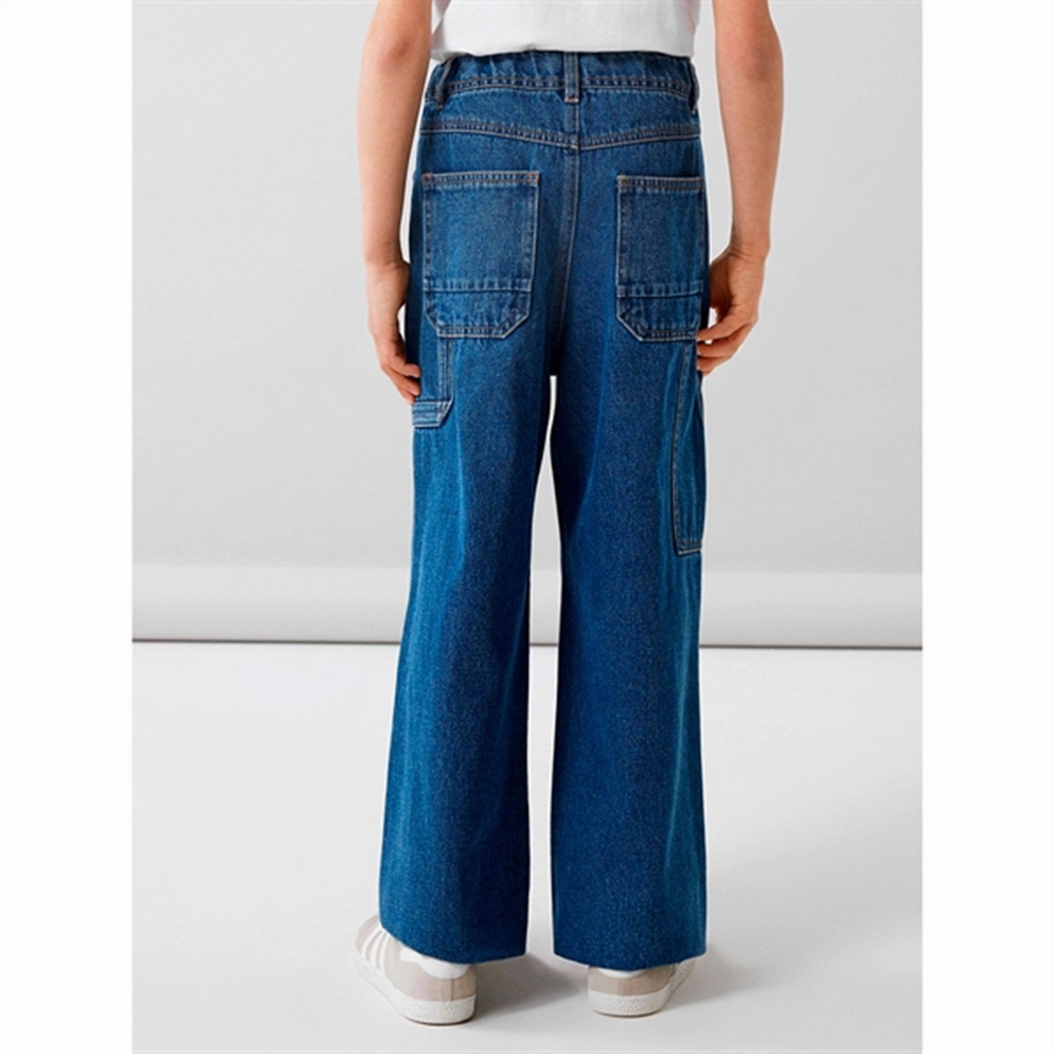 Unisex Friendly Name it Dark Blue Denim Ryan Straight Jeans Noos