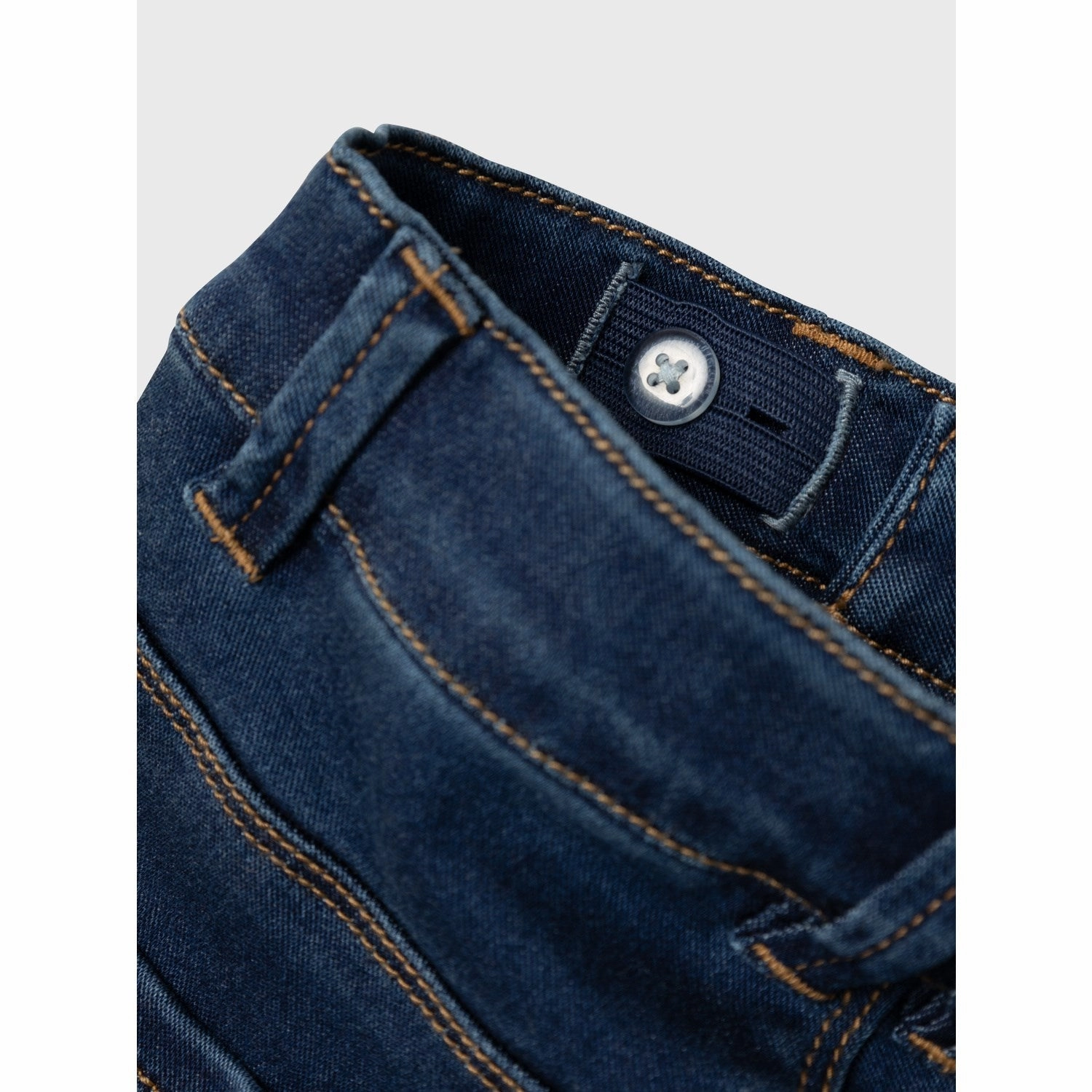 Name It Dark Blue Denim Salli Bootcut Jeans Noos Crosshatch Stitching