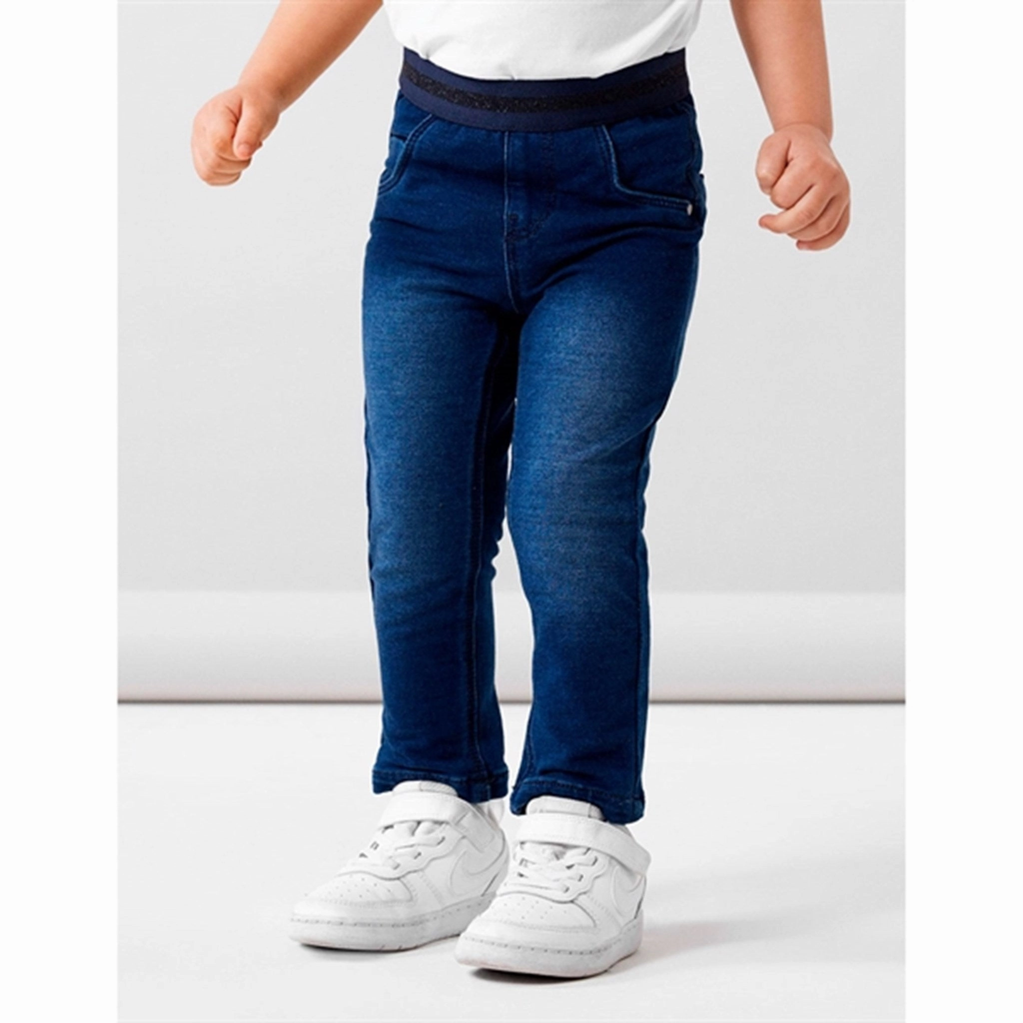 Suitable Fit Name it Dark Blue Denim Salli Slim Jeans Noos