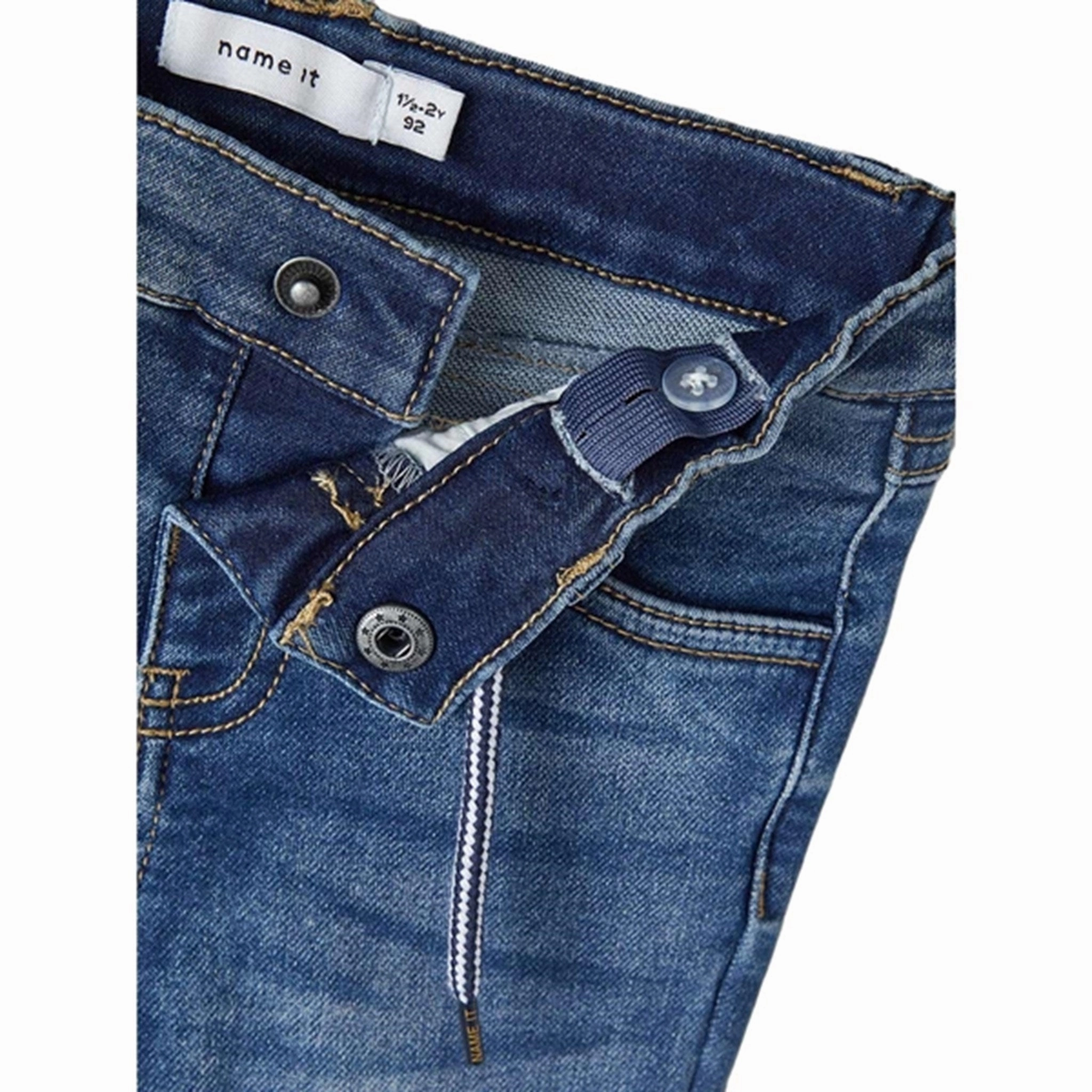 Routine Wear Name it Dark Blue Denim Silas Slim Jeans