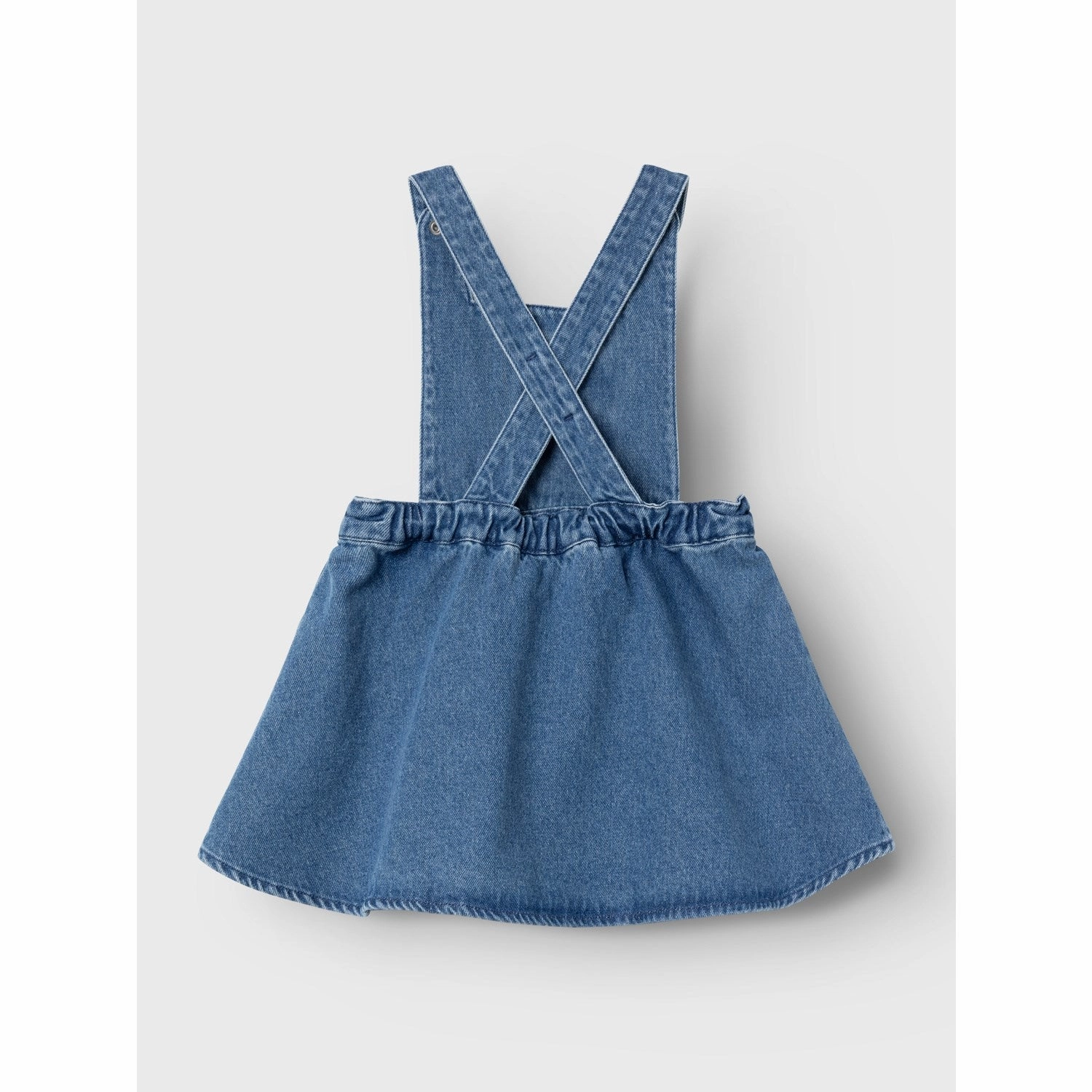 Off-Shoulder Panelled-Design Name It Dark Denim Judit Gabby Denim Spencer Dress