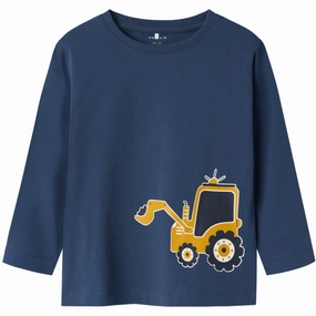 Name It Dark Denim Loder Nreg Blouse Year-Round Wear