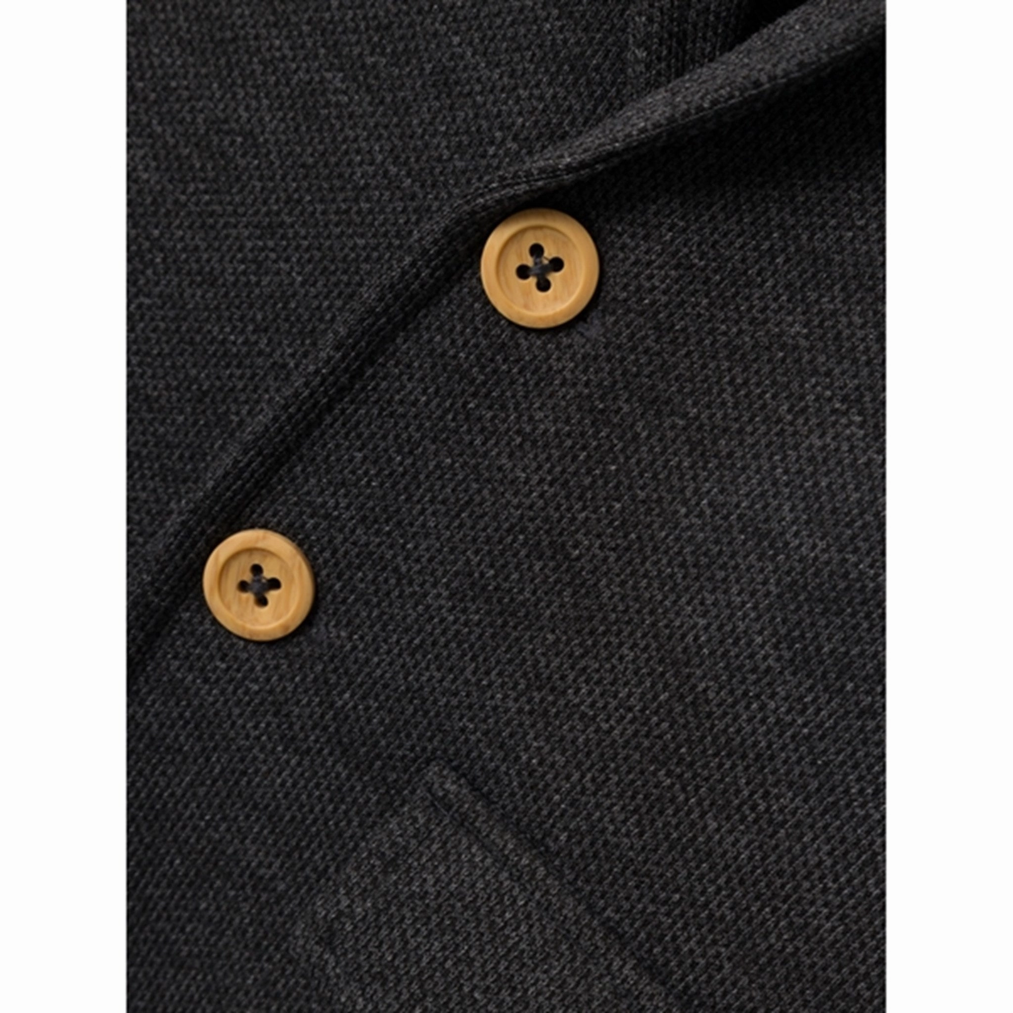 Name it Dark Grey Melange Robino Sweat Blazer Timeless Professional Wear Effortless Style
