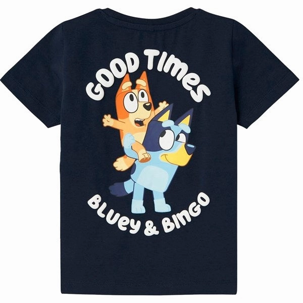 Name it Dark Sapphire Abram Bluey T-Shirt Simple Style short sleeved