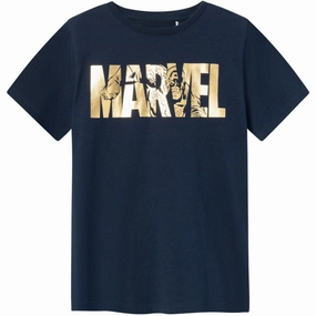 Name It Dark Sapphire Ango Marvel T-Shirt Seasonal Trend