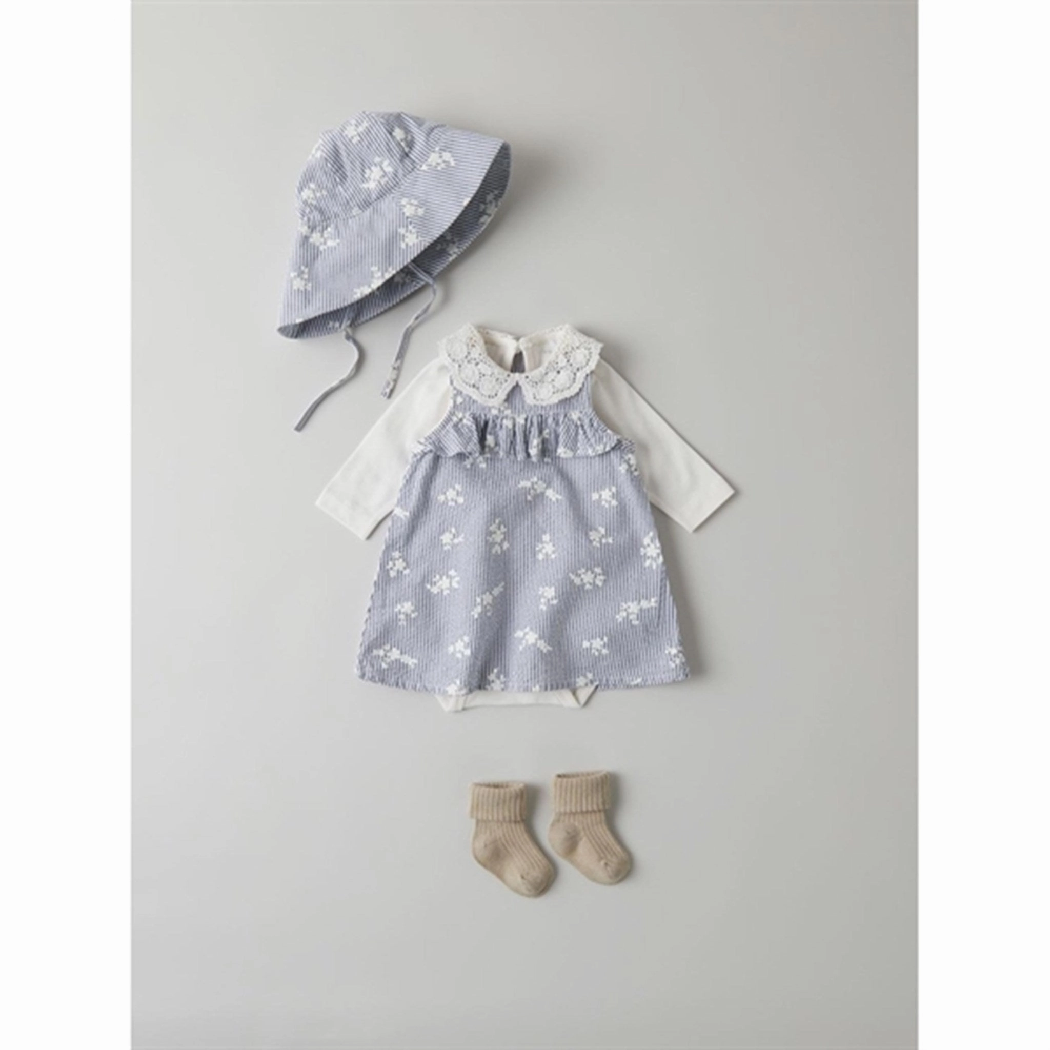 Name it Dark Sapphire Fesina Spencer Dress Dropped-Waist