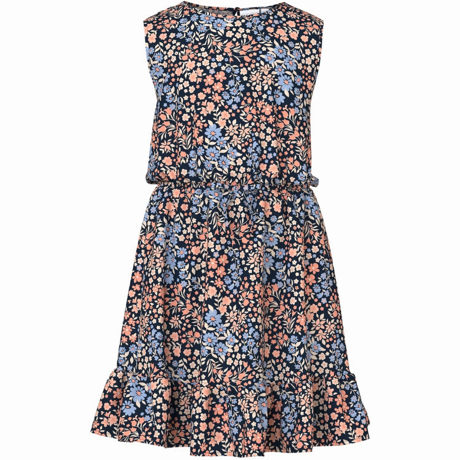 Name It Dark Sapphire Flower Power Vinaya Spencer Dress Soft fabric piece Everyday Use