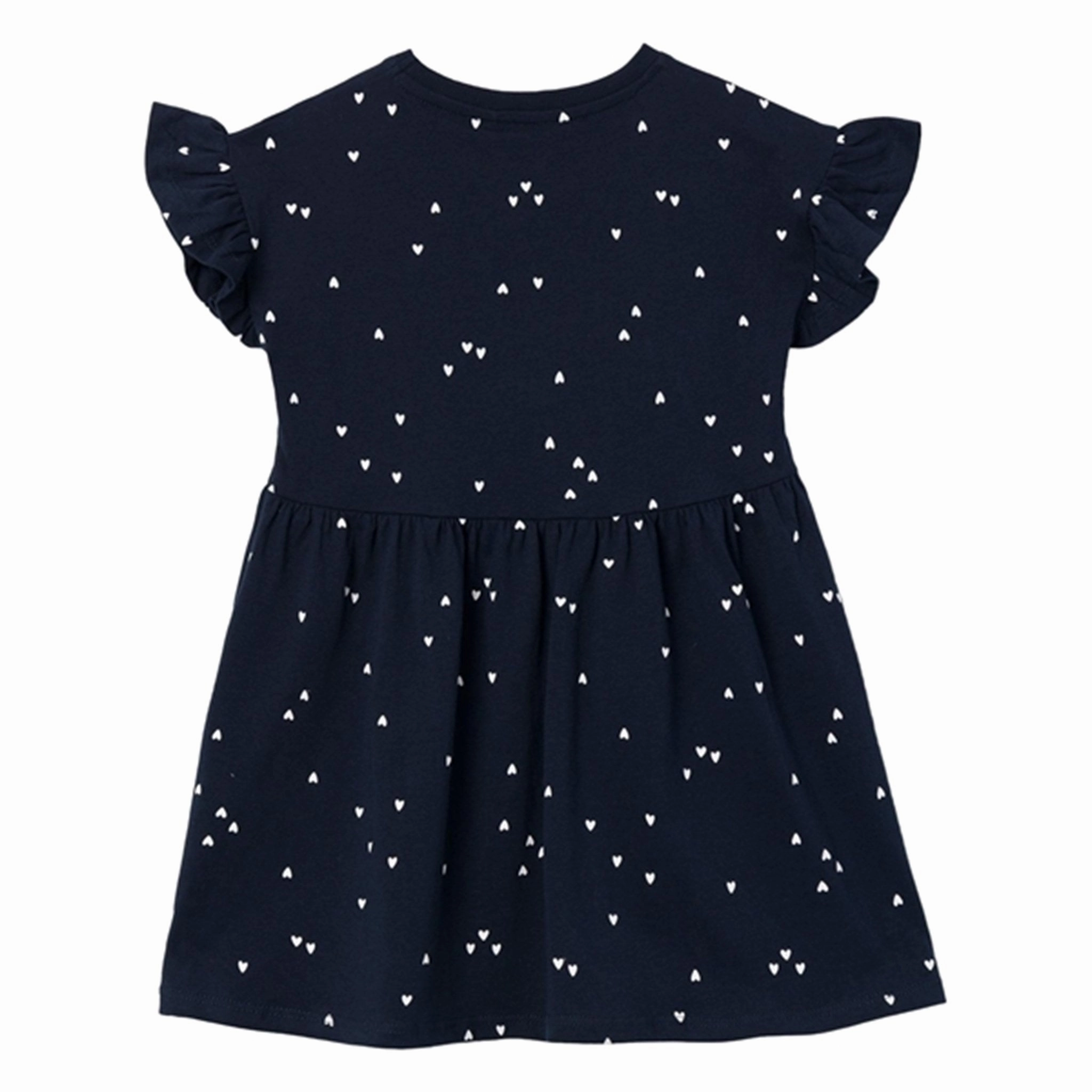 Name it Dark Sapphire Henny Dress Semi Sheer Cozy Layer