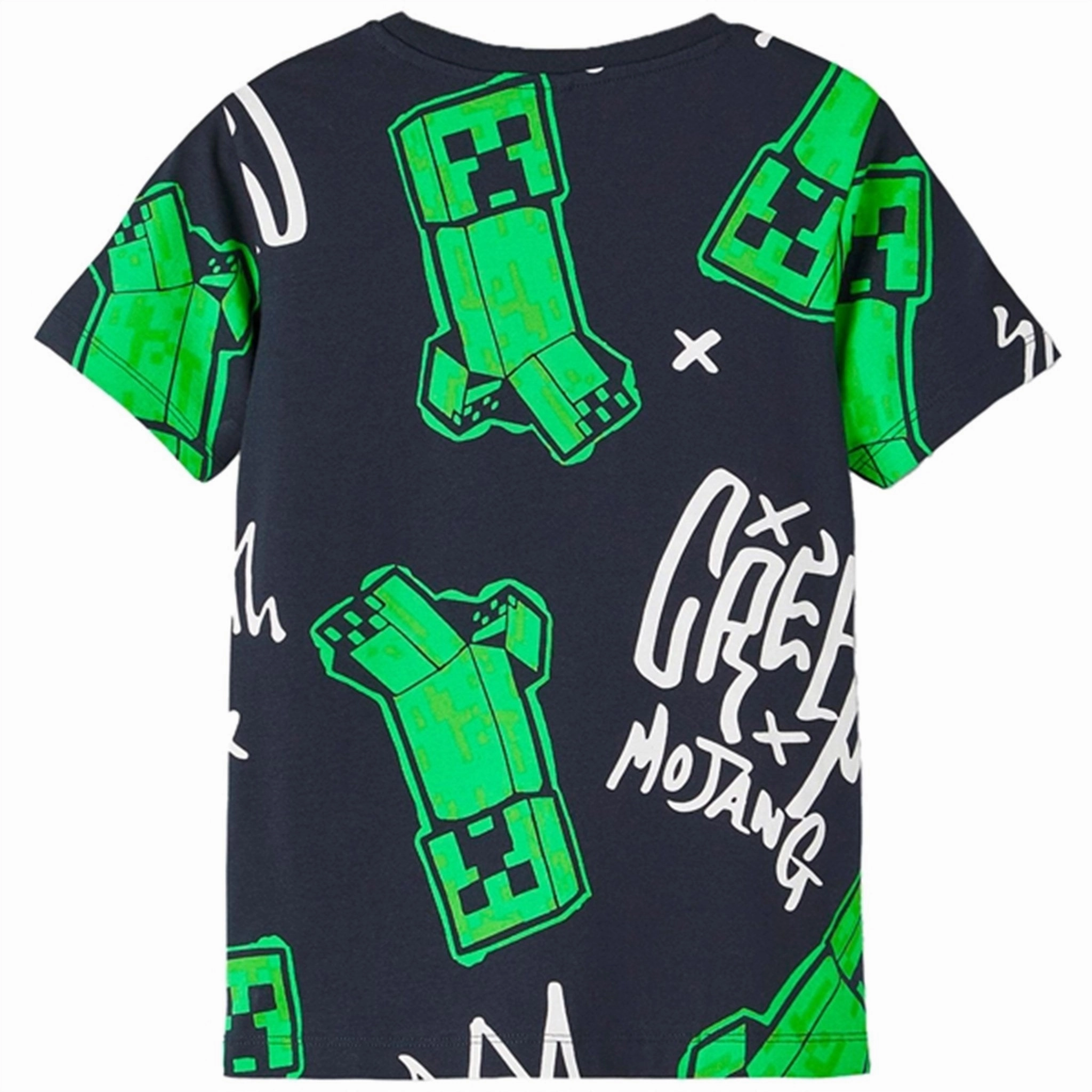 Name it Dark Sapphire Jaffi Minecraft T-Shirt Breathable Cotton Fabric