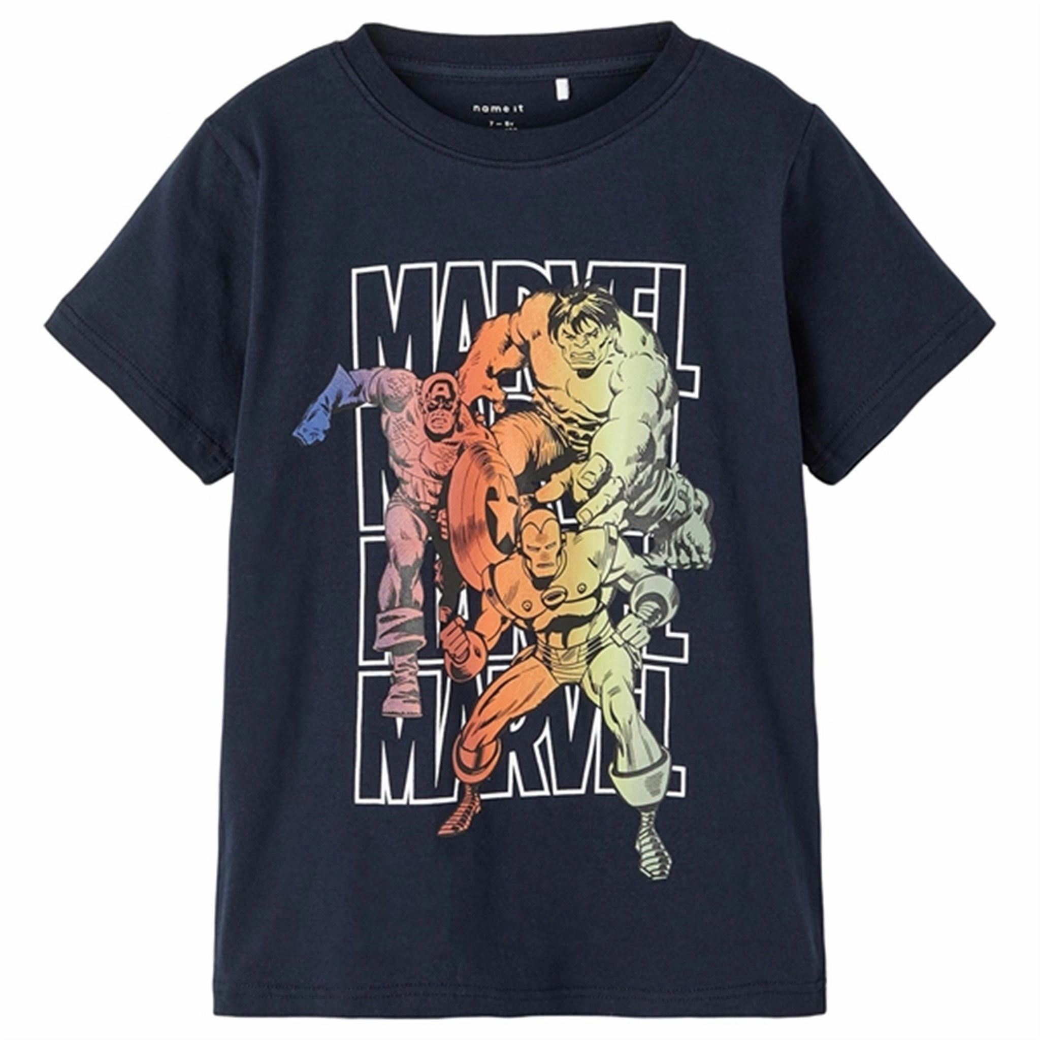 Name it Dark Sapphire Jaidee Marvel T-Shirt Simple and Comfortable Lightweight Shirt