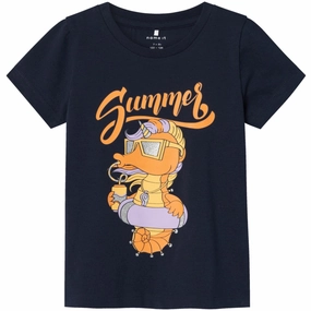 Name It Dark Sapphire Janine T-Shirt Sporty and Stylish Chic and Cozy Wear