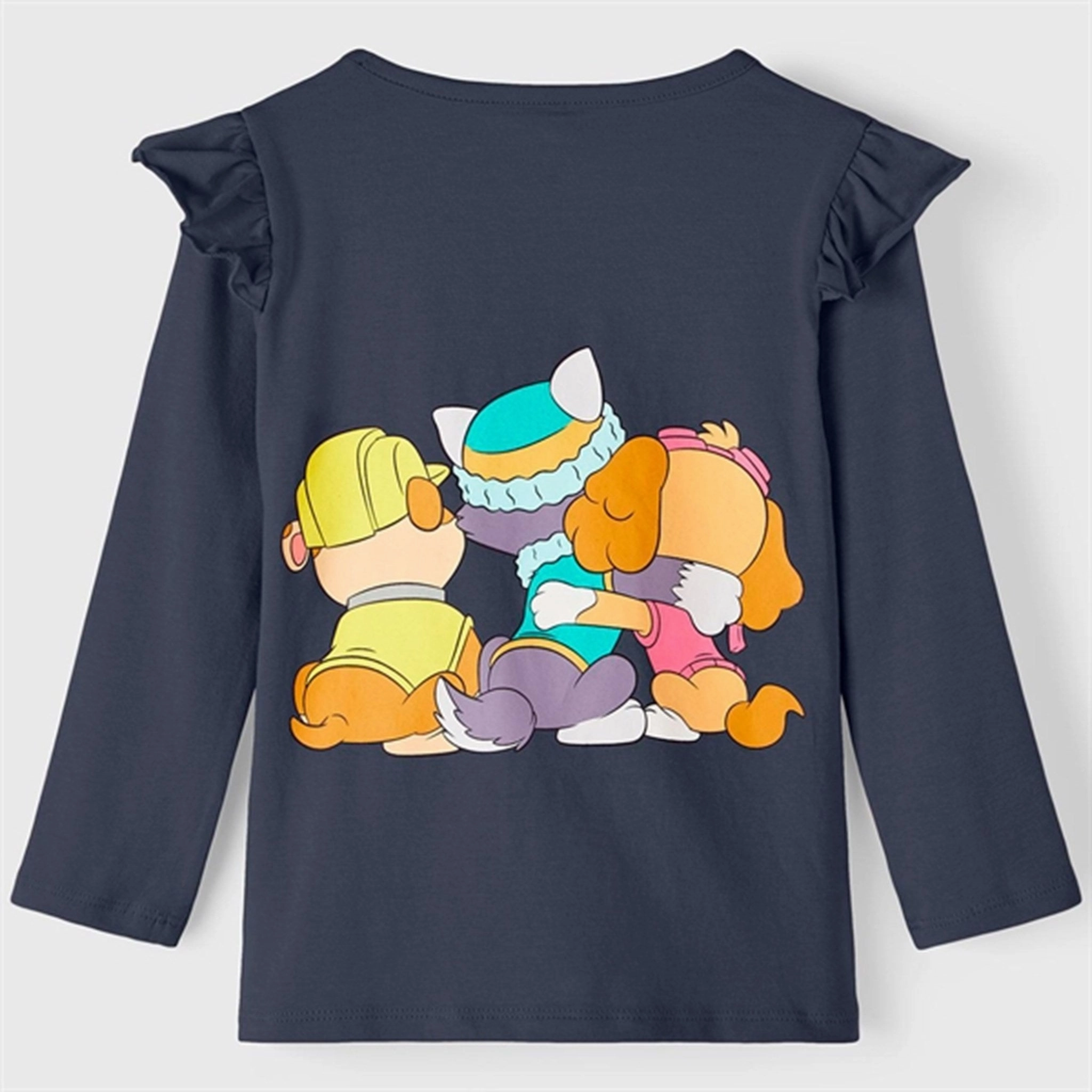 Name it Dark Sapphire Jebina Paw Patrol Blouse Breathable Material Lace Accent
