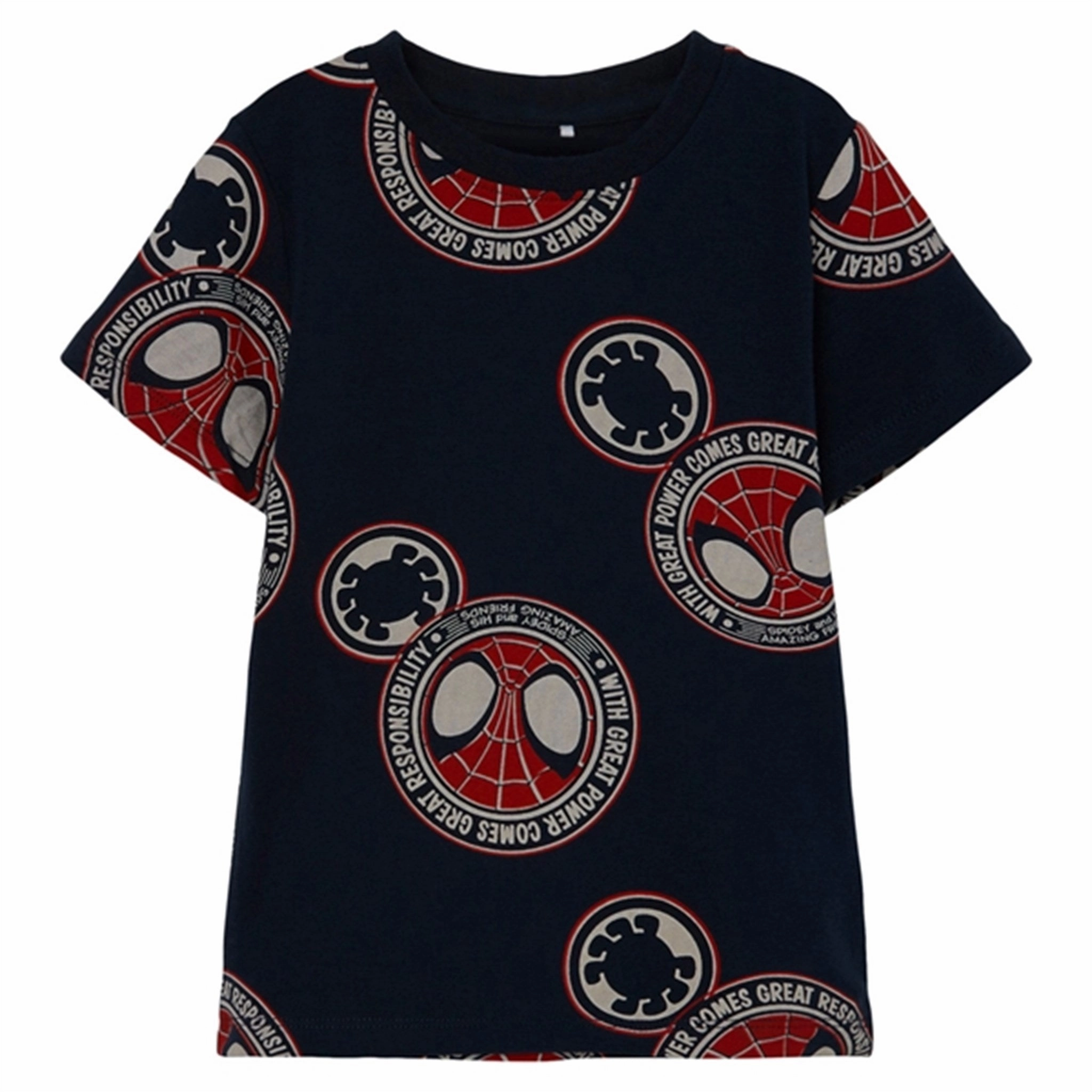 Garment Washed Texture Name it Dark Sapphire Joiah Spidey T-Shirt