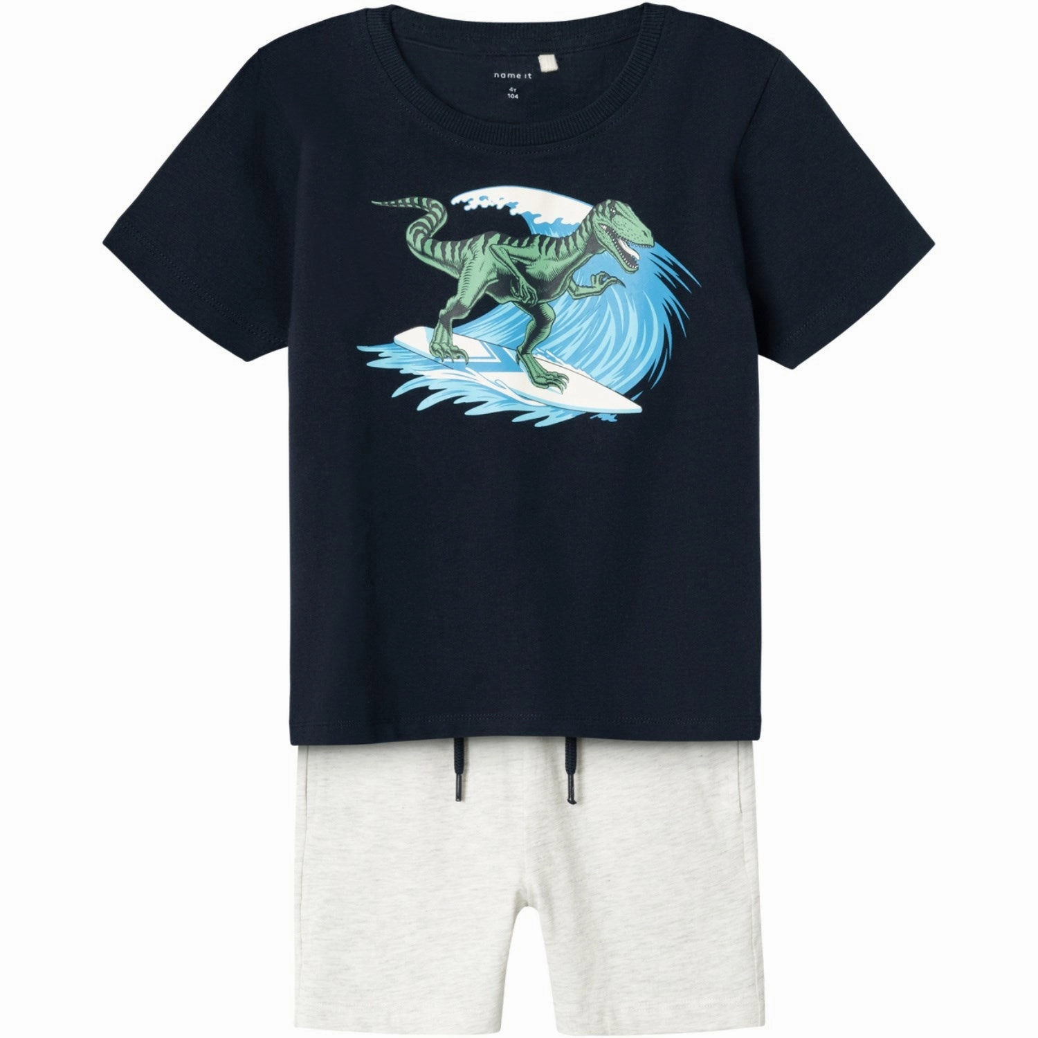 Name It Dark Sapphire Junik Shorts Set FadeResistant Chilly Comfort Wear