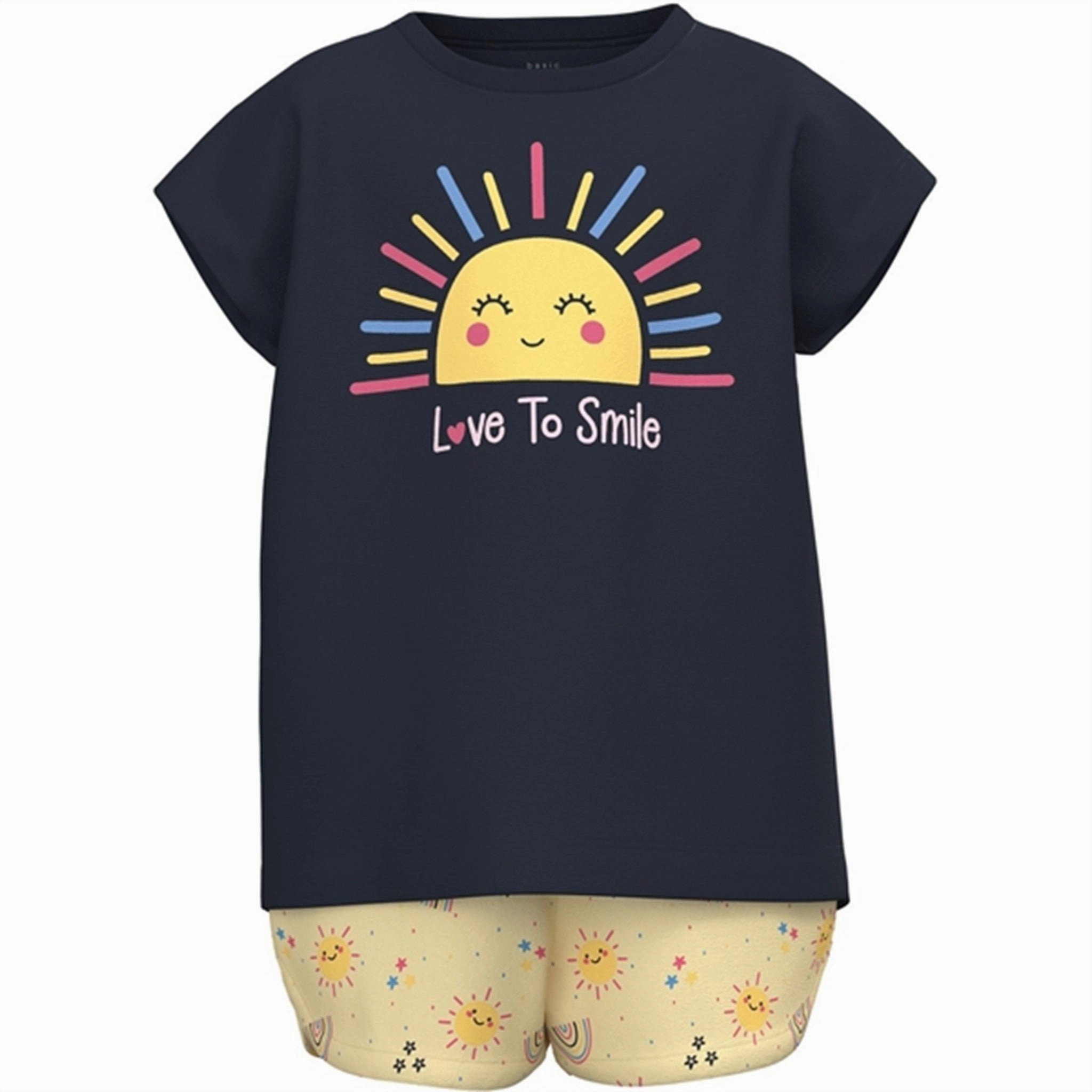 Comfy Fit Comfy Wardrobe Name it Dark Sapphire Love To Smile Vigea T-Shirt Set