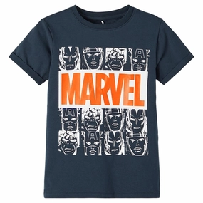 Name it Dark Sapphire Mackin Marvel T-Shirt Practical Design Affordable Fashion