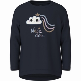 Sustainable production Name It Dark Sapphire Magic Cloud Vix Blouse