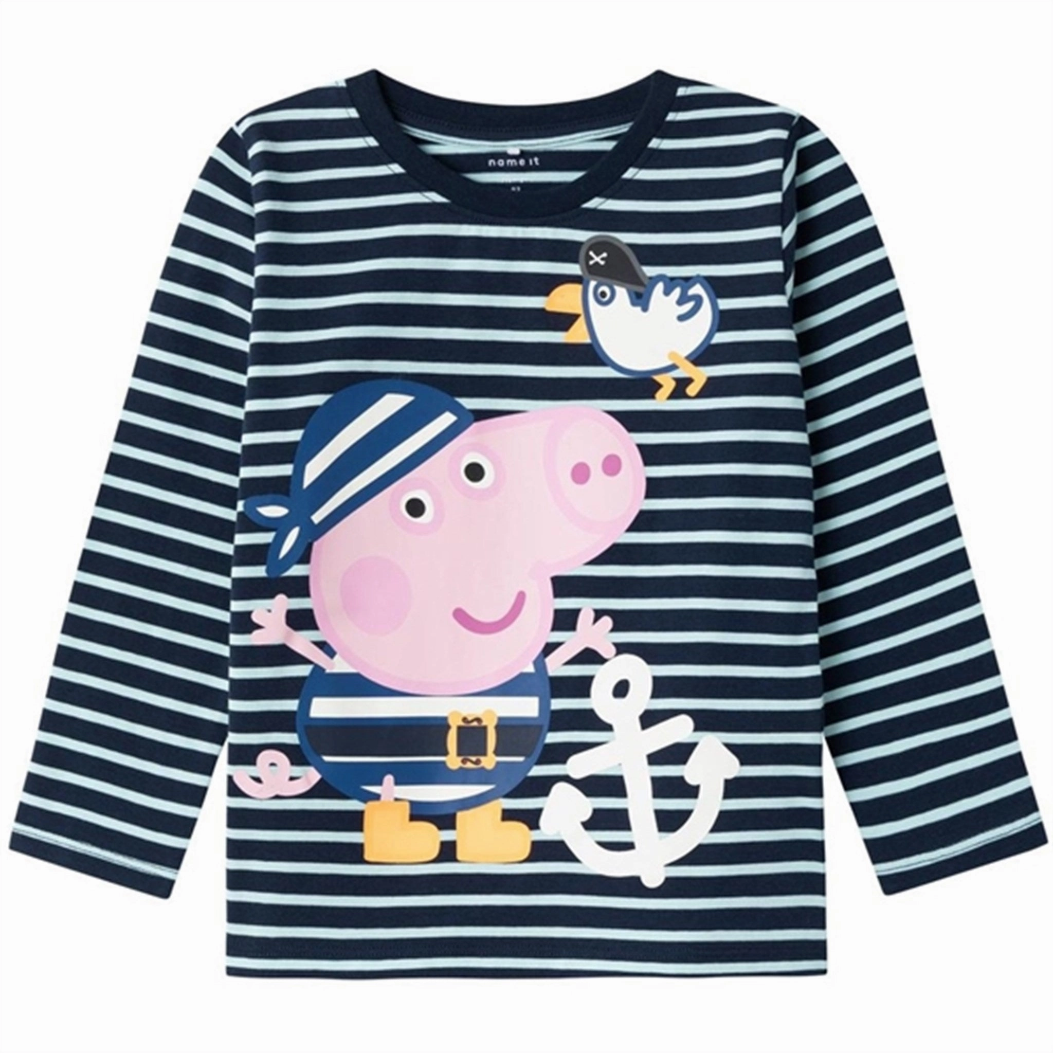 Fashion-Forward Name it Dark Sapphire Mister Peppa Pig Blouse