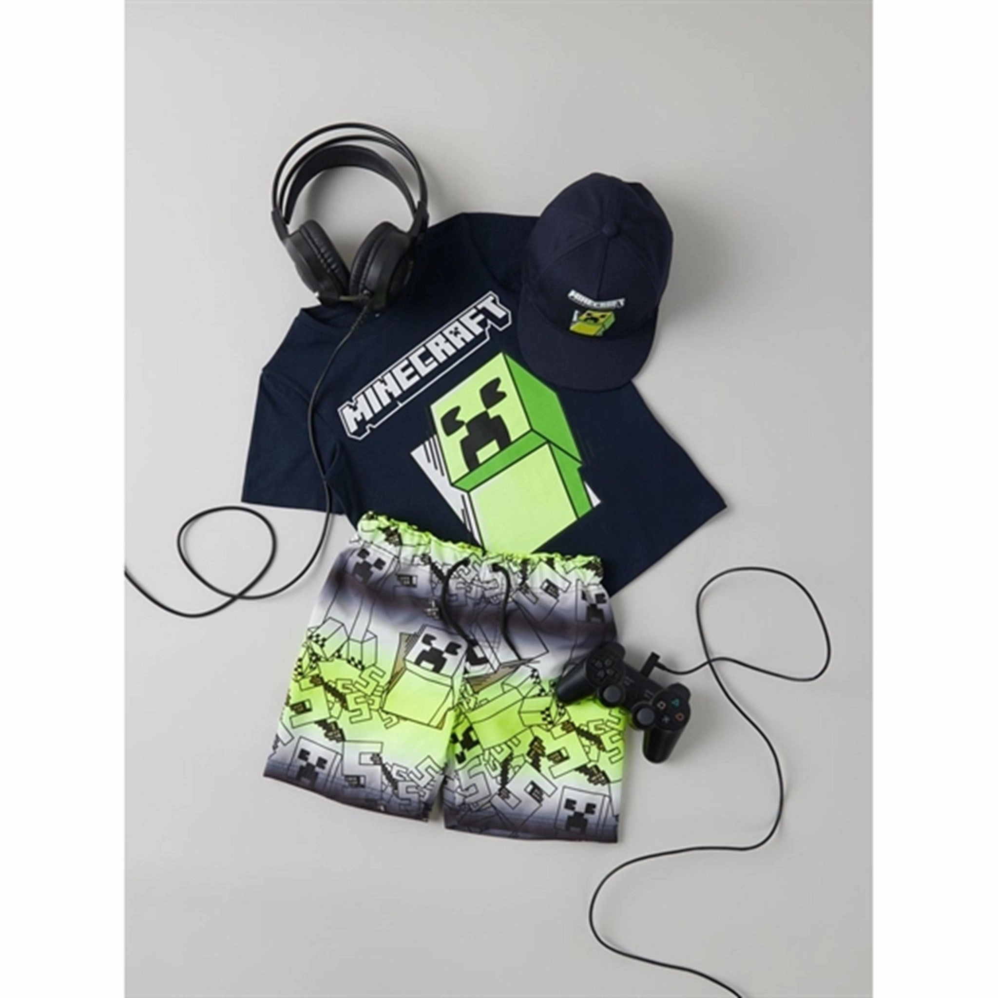 Casual everyday wear Name it Dark Sapphire Mobin Minecraft T-Shirt Noos