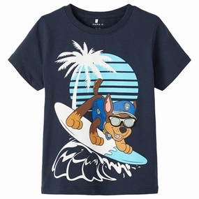 StretchReinforcedArmholes Camping attire Name it Dark Sapphire Munav Paw Patrol T-Shirt