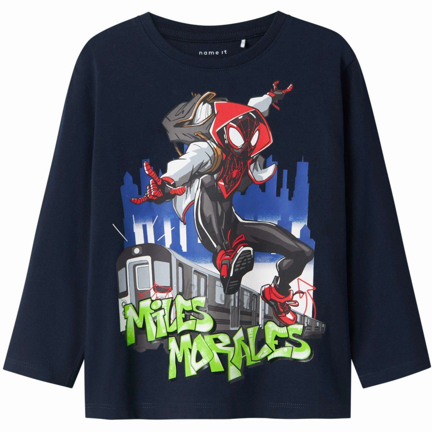 color block Name It Dark Sapphire Novyn Spiderman Regular Blouse