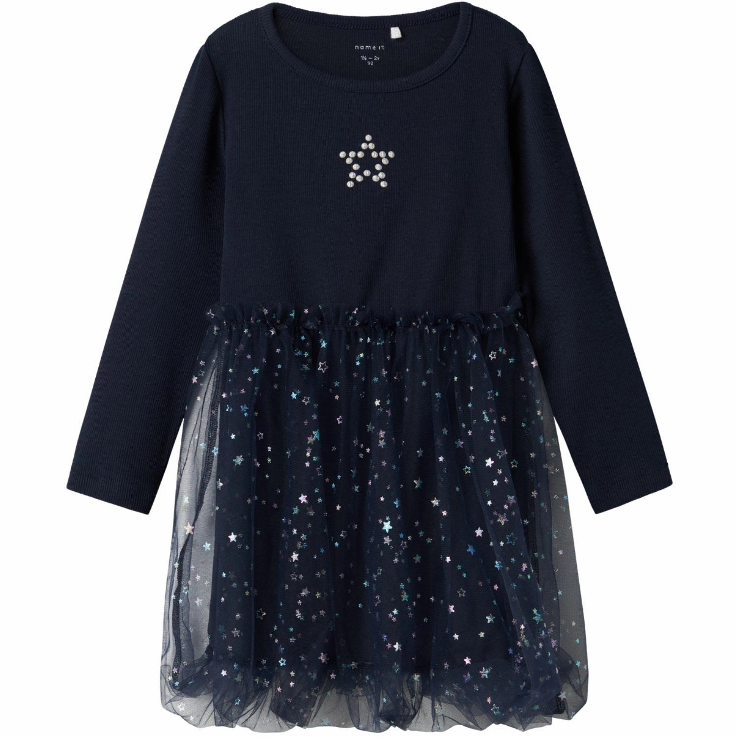 Name It Dark Sapphire Rarana Dress Back-Zip