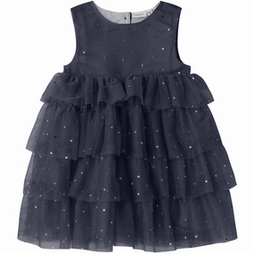 Name It Dark Sapphire Rasille Spencer Dress Smart Layers Classic Vibe