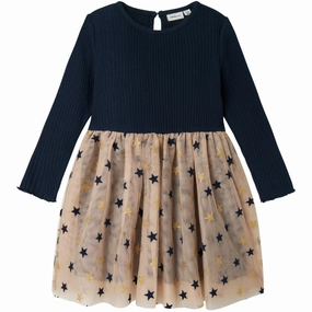 Cozy Layer Clean Texture Name It Dark Sapphire Raven Dress