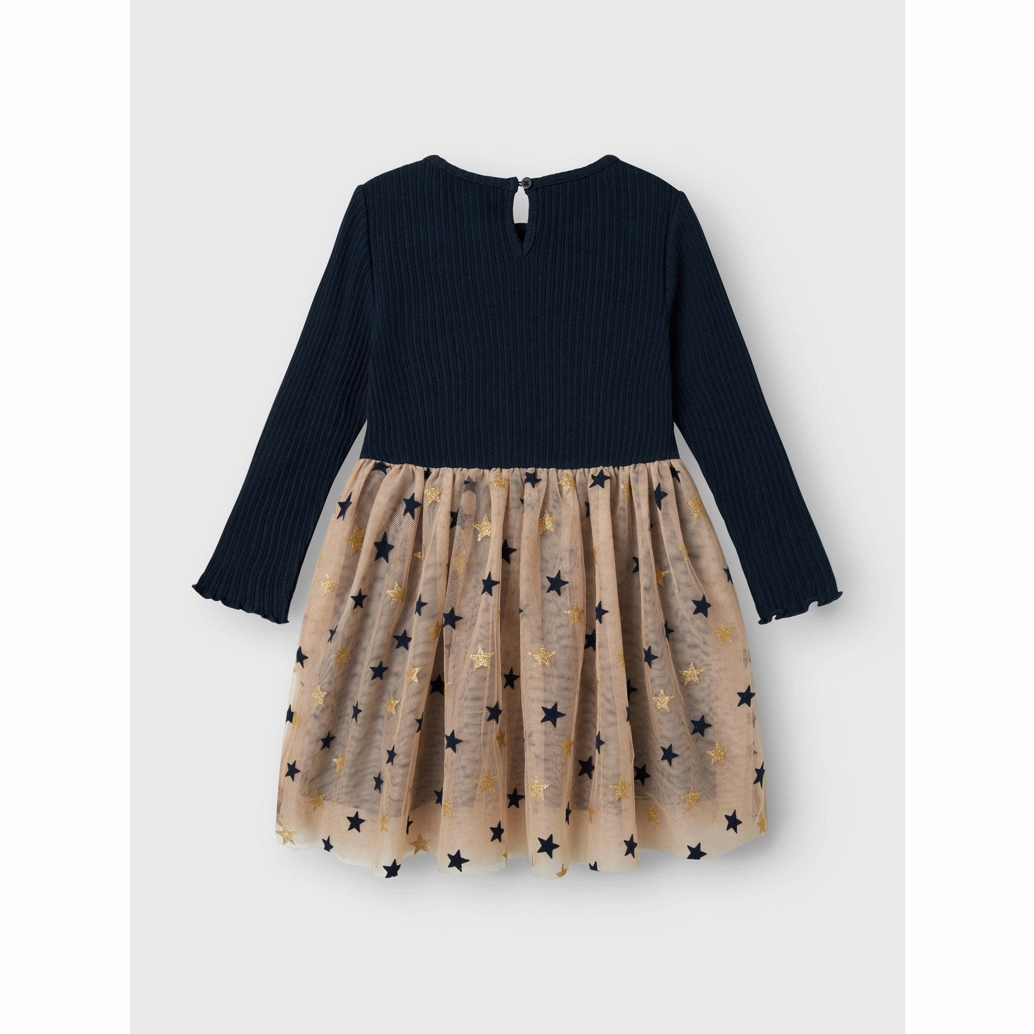 Name It Dark Sapphire Raven Dress Flowing Layers