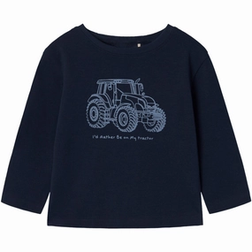 Name It Dark Sapphire Relle Regular Blouse Statement Maker Non Iron