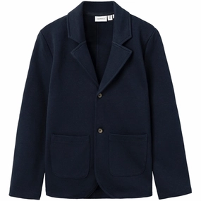 Tailored Layer Polished Finish Name it Dark Sapphire Rullis Sweat Blazer