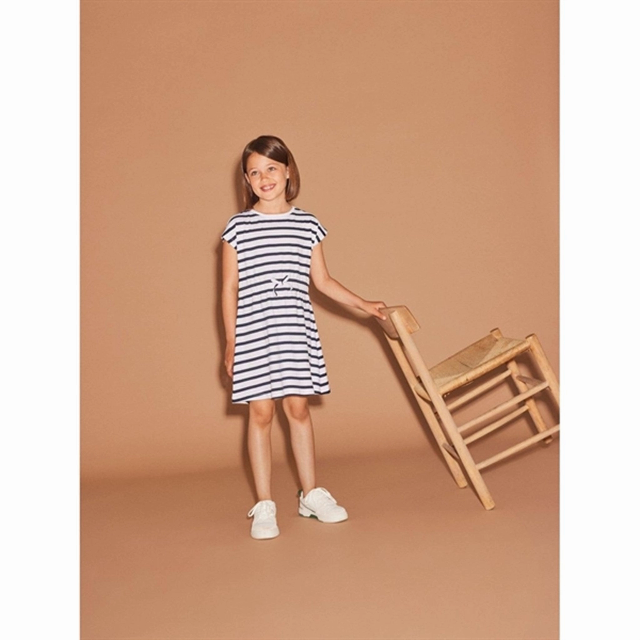Trendy Appearance Name it Dark Sapphire Stripes Mie Dress Noos