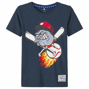 No Slip Shoulder Grip Reinforced Shoulders Name it Dark Sapphire Takala Blouse