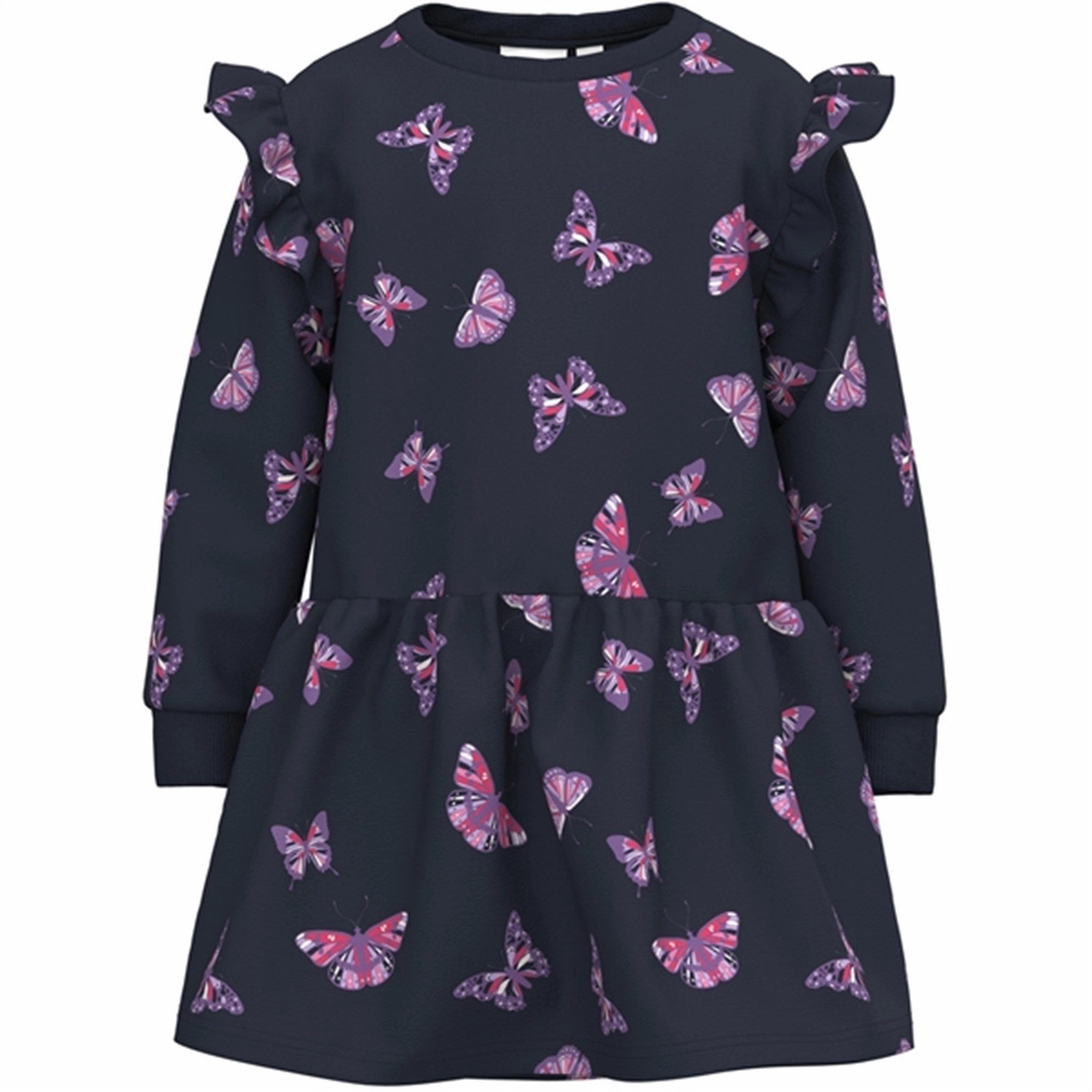 Silky Surface Name it Dark Sapphire Tasja Sweat Dress